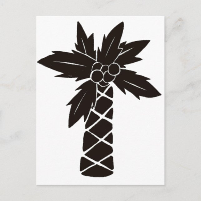 Palm Tree Postcard (Front)