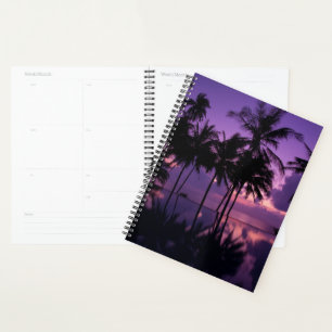 Palm Tree Reflection Planner