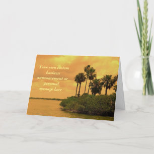 Palm Tree Reverie Custom Announcement