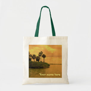 Palm Tree Reverie Personalised Tote Bag