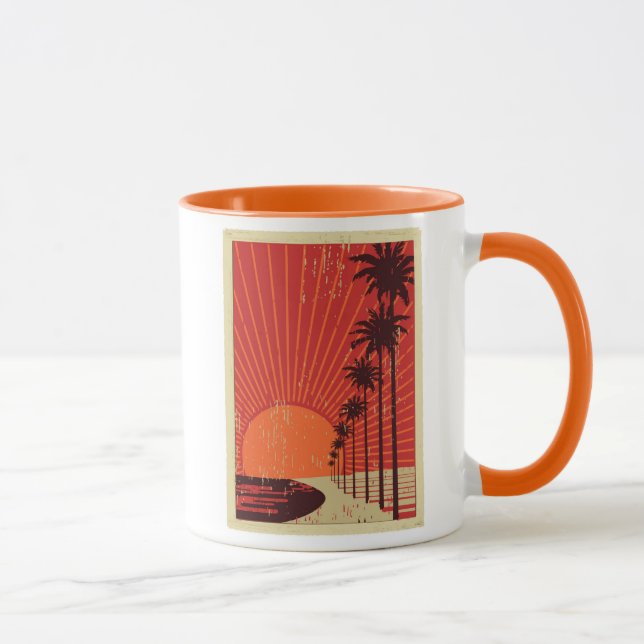 Palm Tree Row Mug (Right)