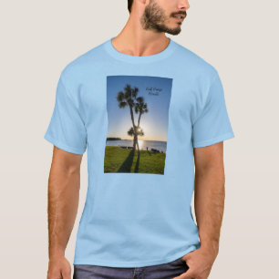 Palm Tree Scissors Silhouette Men's T-Shirt