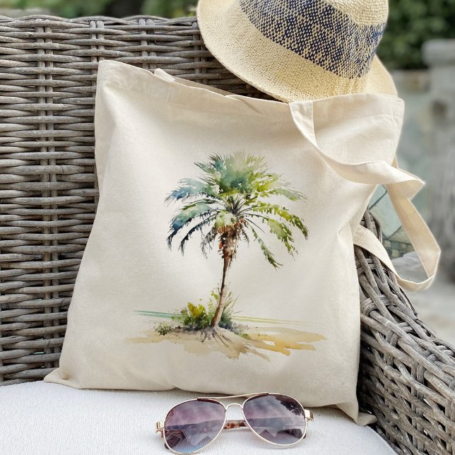 Palm Tree Sea Tropical Summer  Tote Bag (Creator Uploaded)