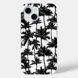 Palm Tree Shadow Pattern iPhone 15 Case