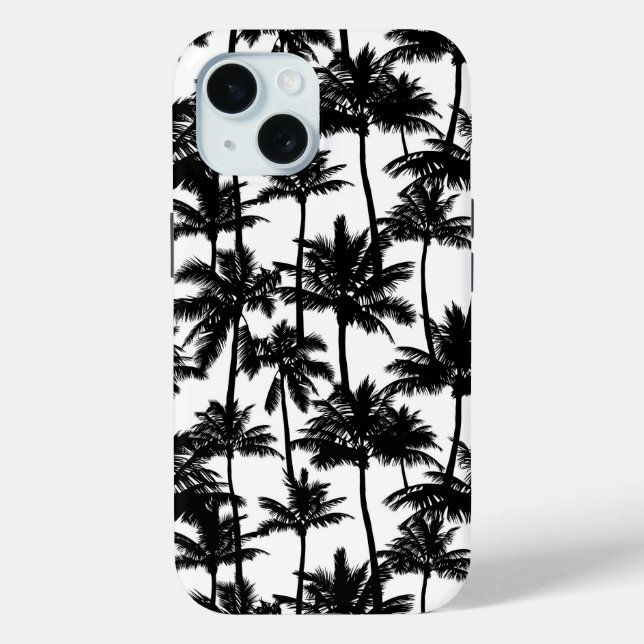 Palm Tree Shadow Pattern Case-Mate iPhone Case (Back)