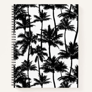 Palm Tree Shadow Pattern Notebook