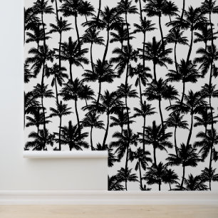 Palm Tree Shadow Pattern Wallpaper