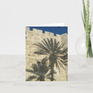 Palm Tree Shadows Card