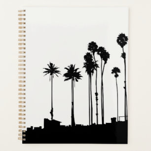 Palm Tree Silhouette Planner