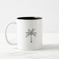 Palm Tree Sketch Black