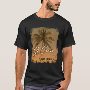 PALM TREE St Croix Virgin Islands T-Shirt