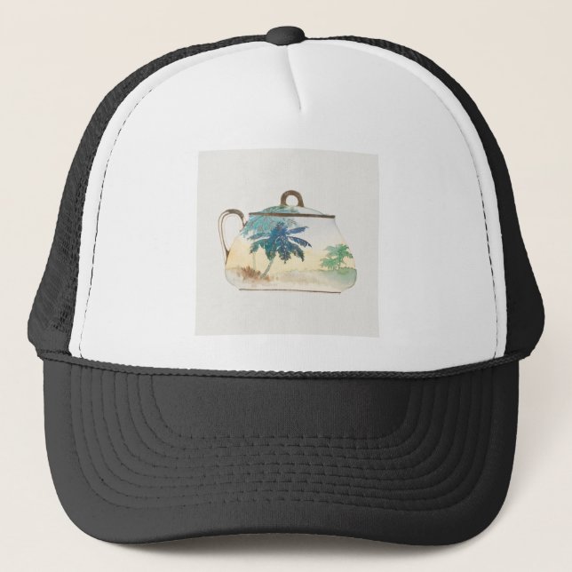 Palm Tree Sugar Bowl by Noritake Factory Trucker Hat (Front)
