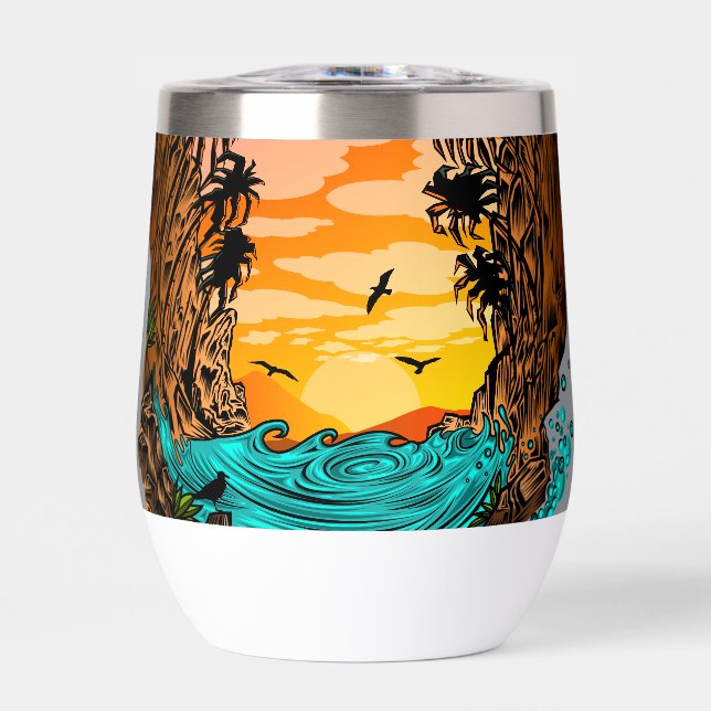 Palm Tree Sunset (Front)