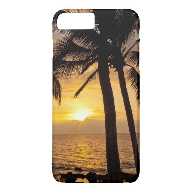 Palm tree sunset Case-Mate iPhone case (Back)