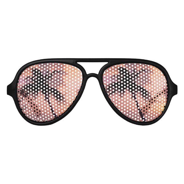 Palm Tree Sunset Sunglasses (Front)