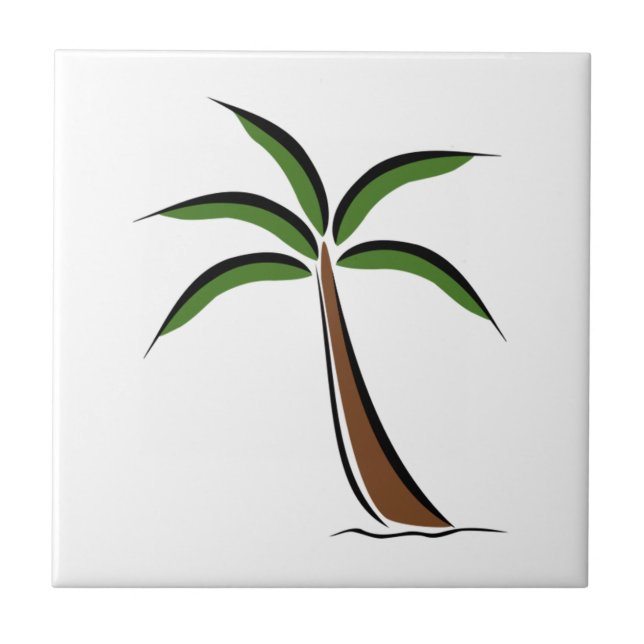 Palm Tree Tile (Front)