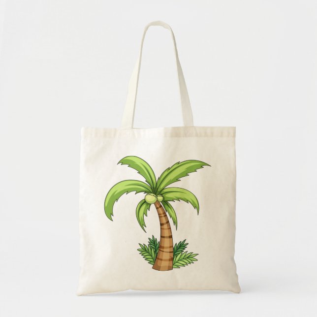 Palm Tree Tote Bag (Front)