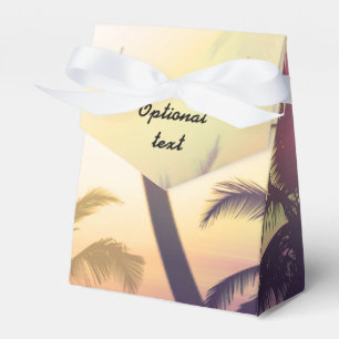 Palm Tree Tropical Heat Beach Party Favour Boxes