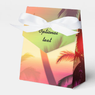 Palm Tree Tropical Heat Beach Party Favour Boxes