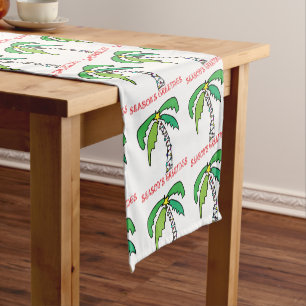 Palm Tree Tropical Holiday Table Runner