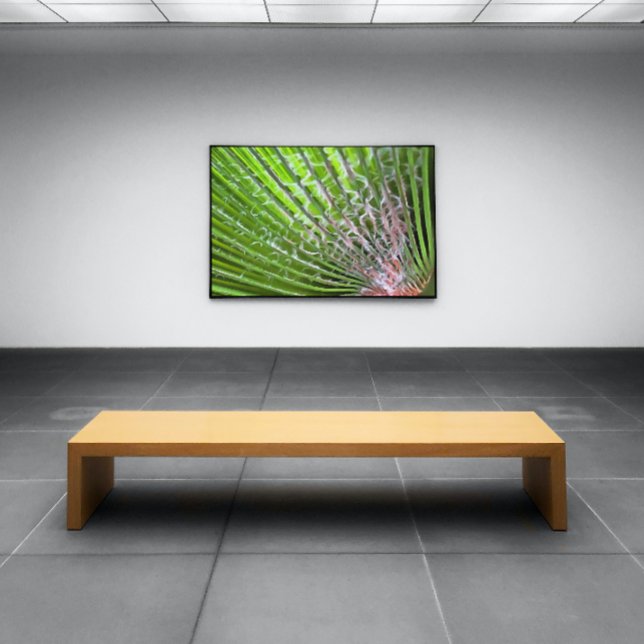 Palm Tree Tropical Leaf Artistic Painting Canvas Print (Creator Uploaded)