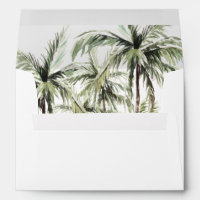 Palm Tree Tropical | Minimal Wedding