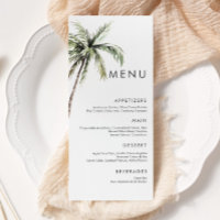 Palm Tree Tropical | Minimal Wedding