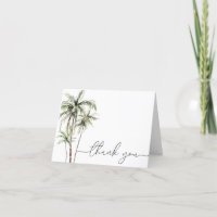 Palm Tree Tropical | Minimal Wedding