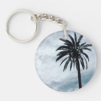 Palm tree tropical photo key ring