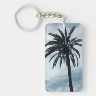 Palm tree tropical photo key ring