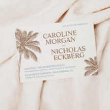 Palm Tree Wedding 2 Colour