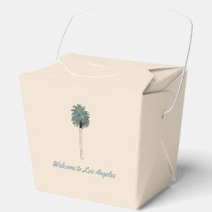 Palm Tree Wedding  Favour Box