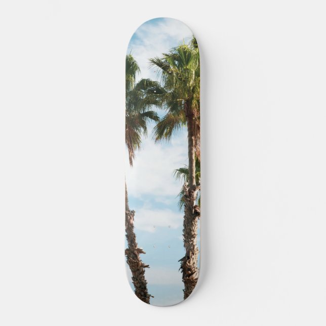 Palm Trees #1 #wall #art  Skateboard (Front)