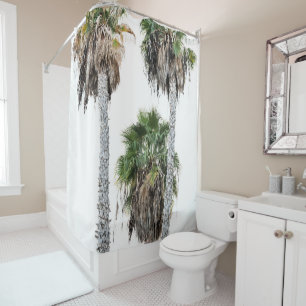 Palm Trees #3 #wall #art  Shower Curtain