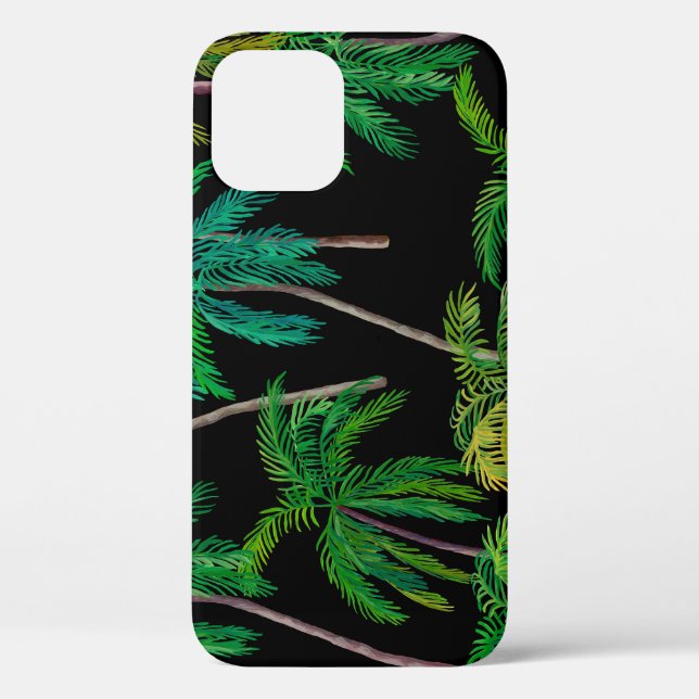 Palm Trees: Acrylic Summer Pattern. Case-Mate iPhone Case (Back)