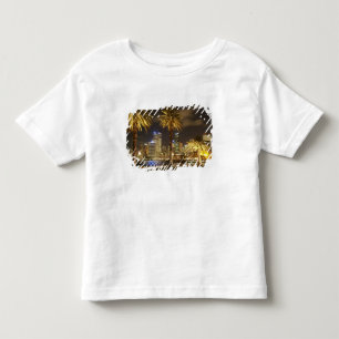 Palm Trees and CBD at Night, Sydney, New South Toddler T-Shirt