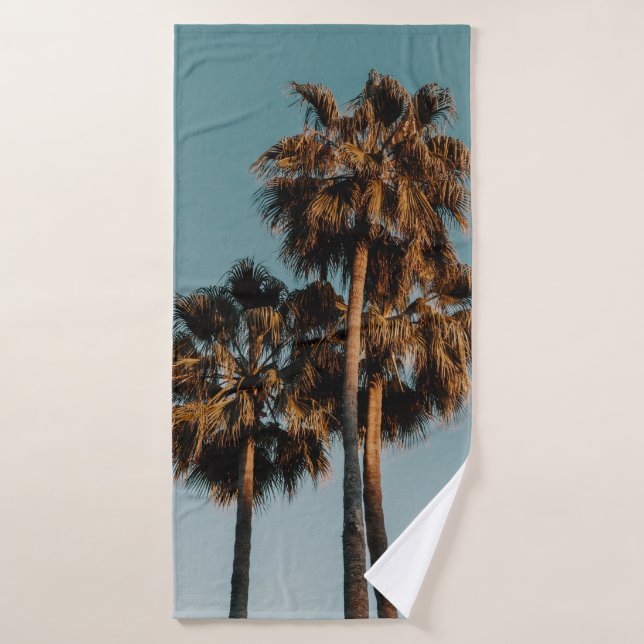 Palm trees bath towel (Bath Towel)