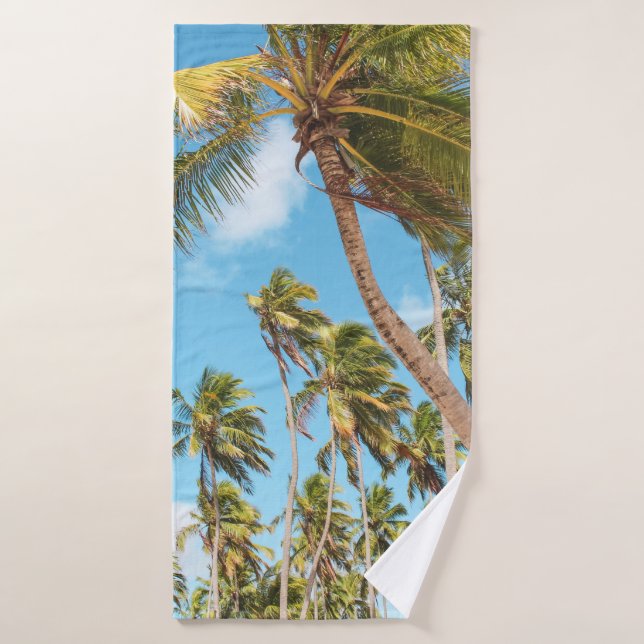 Palm trees bath towel (Bath Towel)