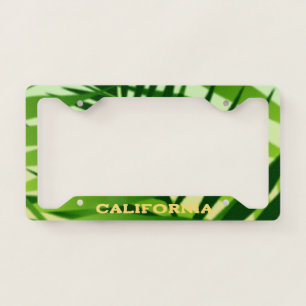 Palm Trees Beach California License Plate Frame