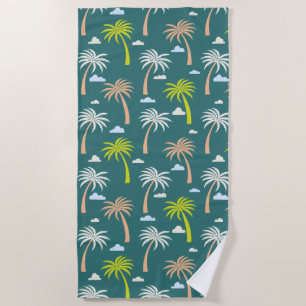 Palm Trees Beach Towel