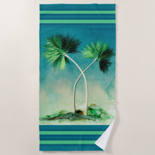 Palm Trees Beach Towel