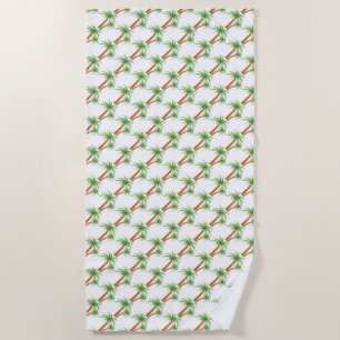 Palm Trees Beach Towel