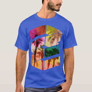 Palm Trees Beachy Tropical Surf T-Shirt