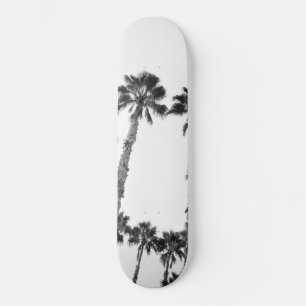 Palm Trees Black & White Vibes #3 #wall #decor  Skateboard