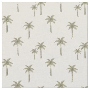 Palm Trees Boho Coastal Tropical Bohemian Summer Fabric