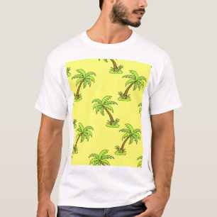 Palm Trees: Bright Vintage Illustration. T-Shirt
