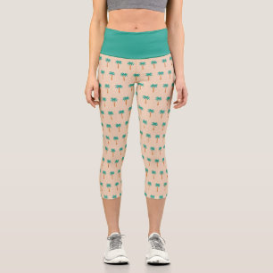 Palm Trees Capri Leggings