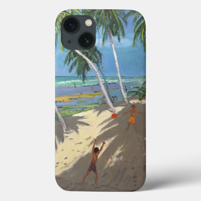 Palm trees Clovelly beach Barbados 2013 Case-Mate iPhone Case (Back)