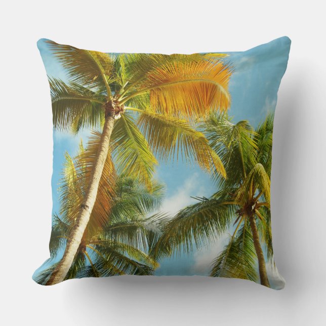 Palm Trees Cushion (Front)