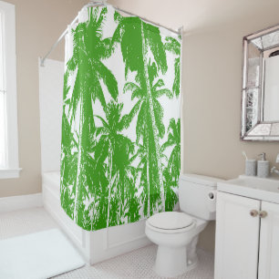Palm Trees Design Shower Curtain